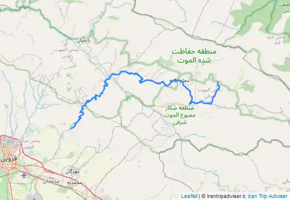 ترک جی پی اس قزوین به قلعه الموت/حسن صبح