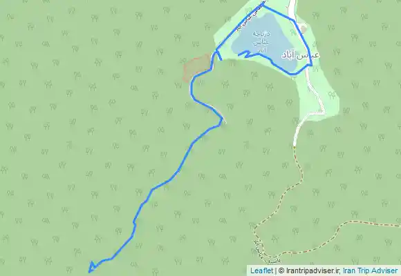 ترک جی پی اس دور دریاچه عباس آباد تا کلبه خرمندی بهشهر