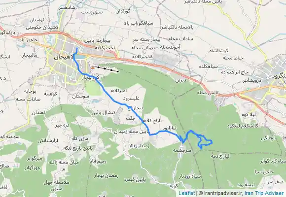 ترک جی پی اس عطاکوه (اته کوه) از سرچشمه