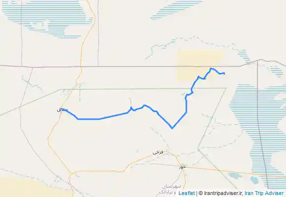 ترک جی پی اس جندق به چشمه شتری