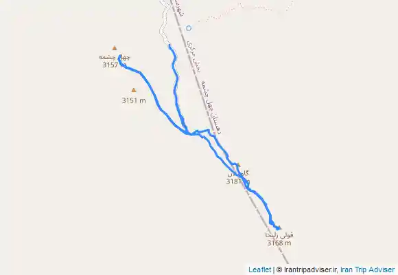 ترک جی پی اس قله قولی زلیخا،گاوه لان و شاهنشین،از بست-دیواندره استان کردستان