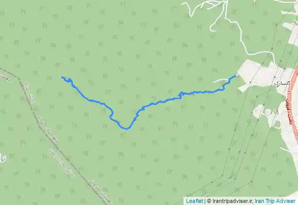 ترک جی پی اس قله نیزه کوه از گلسرک