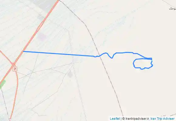 ترک جی پی اس مسیر قله تنبور شرقی