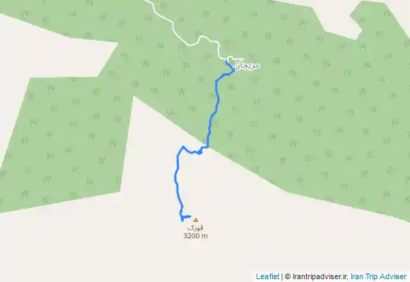 ترک جی پی اس قله قوزک