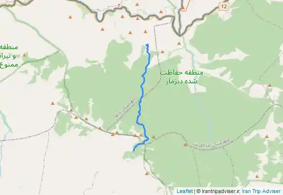 ترک جی پی اس پیمایش امامزاده سید جبرئیل به اشتیبین