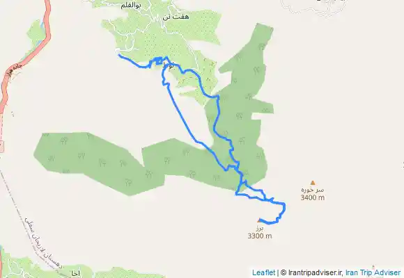 ترک جی پی اس قله برز