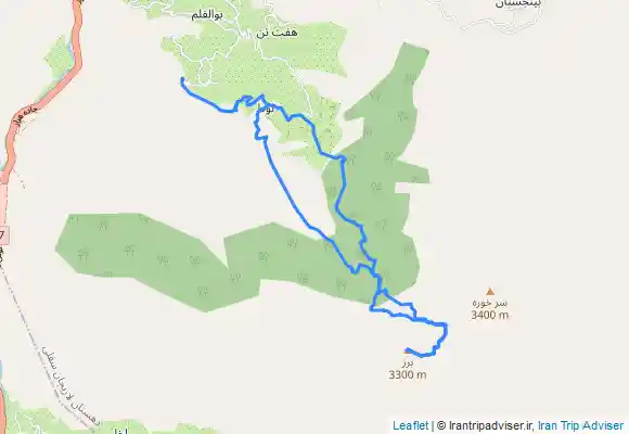 ترک جی پی اس قله برز از لوت