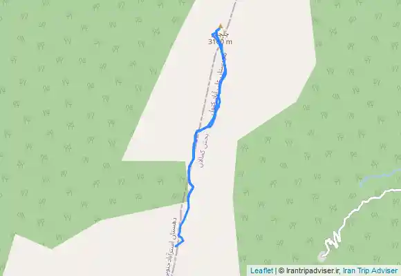 ترک جی پی اس قله چلچلی از مسیر اسب چل