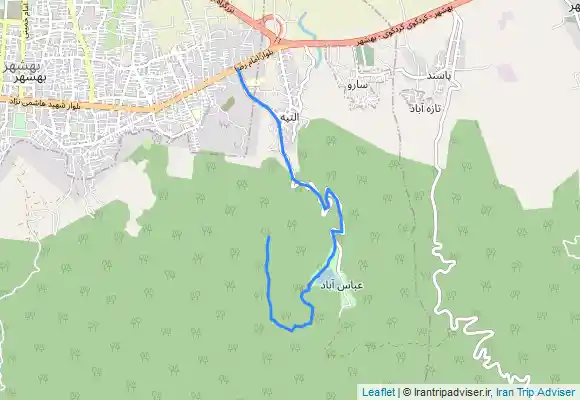 ترک جی پی اس نرگس تپه بهشهر از عباس آباد