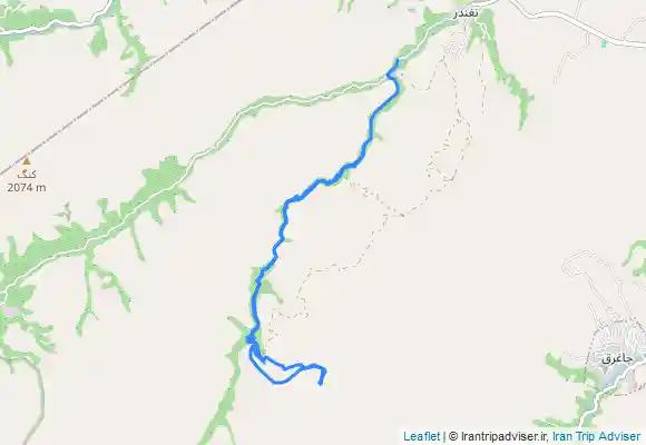 ترک جی پی اس قله نقندر از دره خشرو