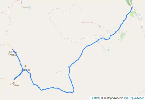 ترک جی پی اس صعود برف انبار از مسیر شرقی (سله سرخه)