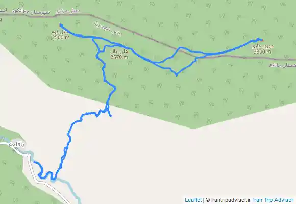 ترک جی پی اس منزل کوه هلی چال موزی جاری