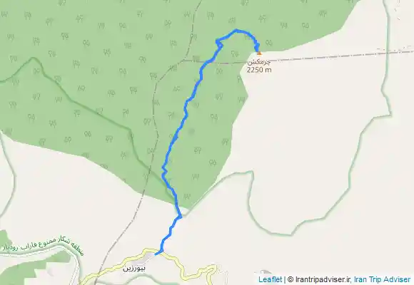 ترک جی پی اس Charmkesh Peak