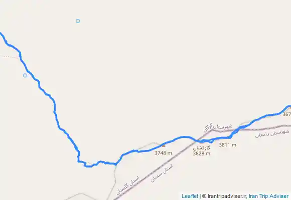 ترک جی پی اس صعود به قله گاوکشان بام استان گلستان