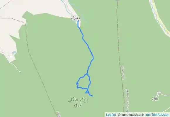 ترک جی پی اس مجموعه آبشارهای جعفرآباد