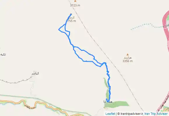 ترک جی پی اس Karchan-قله کرچان