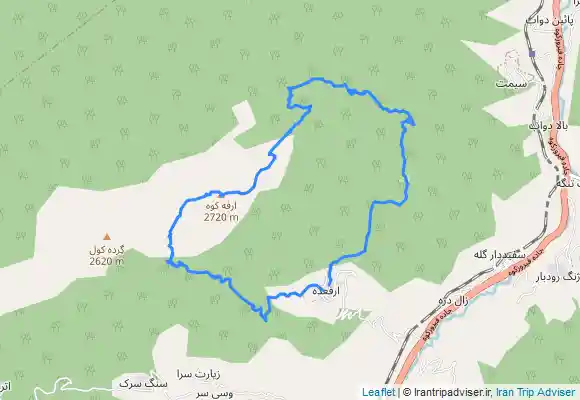 ترک جی پی اس ارفع کوه سواد کوه