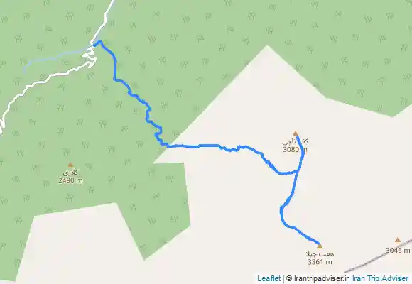 ترک جی پی اس قله هفت چیلا و کفناچی