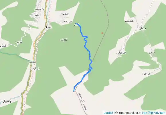 ترک جی پی اس قله شاه پیله کوه