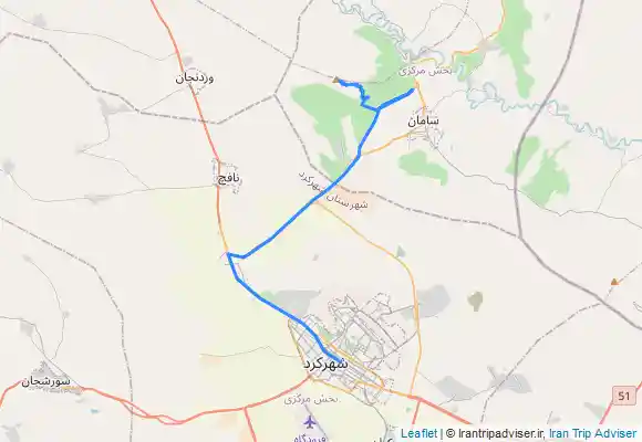 ترک جی پی اس کوه شیراز،سامان