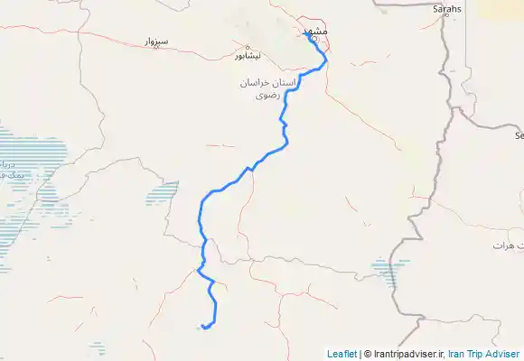 ترک جی پی اس کویر سه قلعه ، مشهد