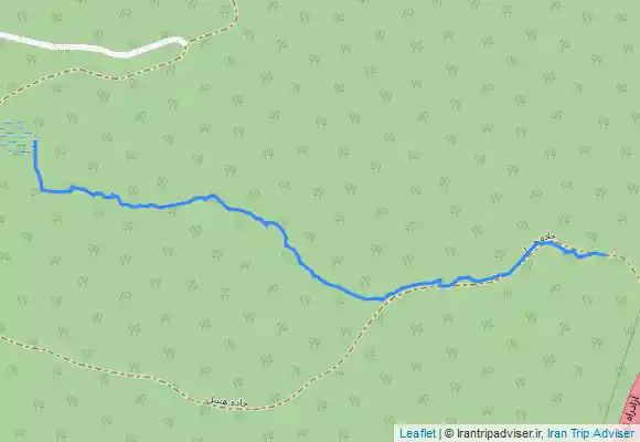 ترک جی پی اس مسیر بیراهه پیاده روی تا هسل ۱۲۰۰متر