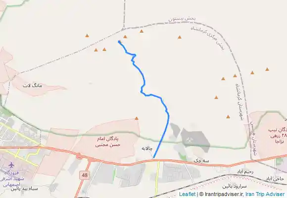 ترک جی پی اس قله پر آو Paraw بام استان کرمانشاه