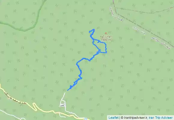 ترک جی پی اس قله الوات از لمزر