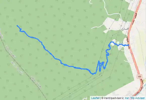 ترک جی پی اس گلسرک به نیزه کوه