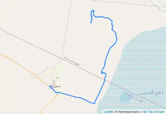 ترک جی پی اس ورزنه جاده معدن به خارا