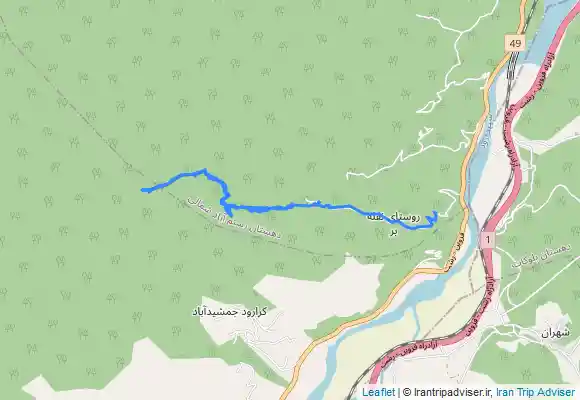 ترک جی پی اس قله نقله برین شهرده