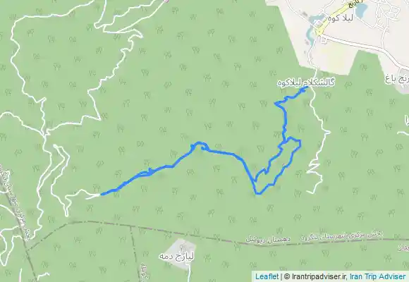 ترک جی پی اس لیلا کوه به اته کوه