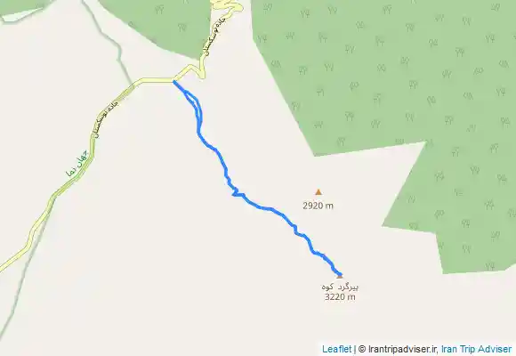 ترک جی پی اس قله پیرگردکوه از سرعلی آباد توسکستان