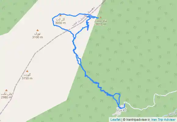 ترک جی پی اس قله شاه علمدار