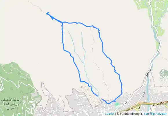 ترک جی پی اس ارتفاعات لواسان کوه ورجین