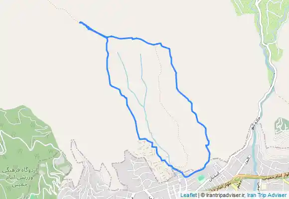 ترک جی پی اس ارتفاعات کوه ورجین لواسان