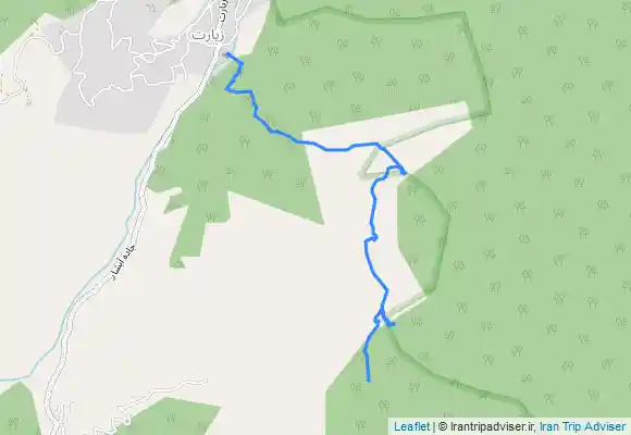 ترک جی پی اس آبشار جرخون-زیارت