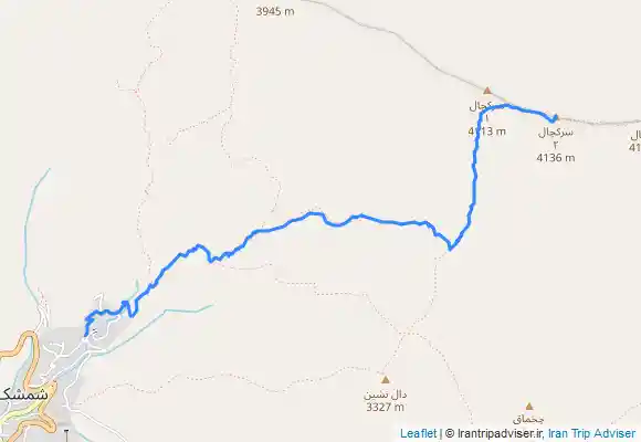 ترک جی پی اس صعود زمستانی قله سرکچال ۲