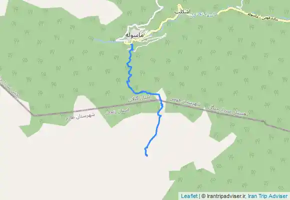 ترک جی پی اس کوه بن کله قندی