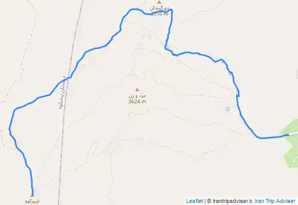 ترک جی پی اس شیرکوه ( زمستانه )