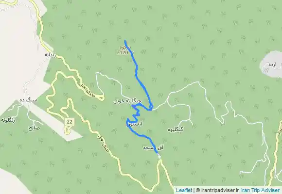 ترک جی پی اس شاه برزکوه از گنگلیوه