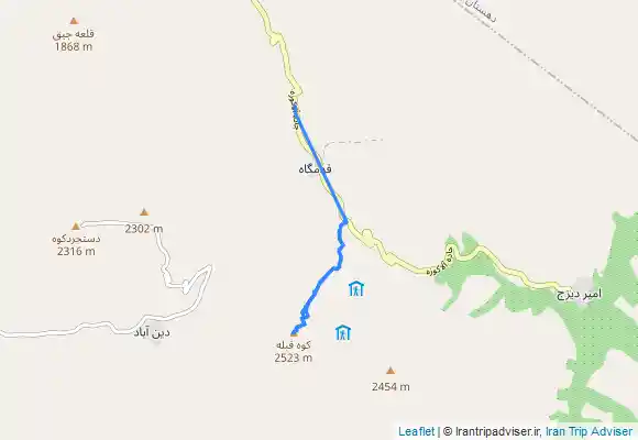 ترک جی پی اس کوهنوردی قبله داغی
