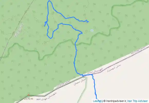 ترک جی پی اس بخش دوم مسیر ملاده- آبشار اوبن