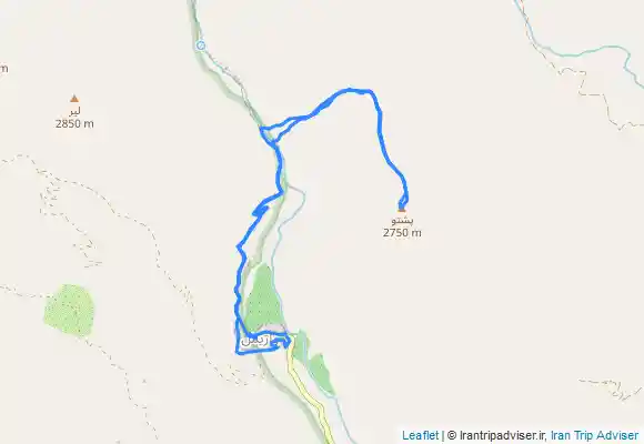 ترک جی پی اس صعود به قله پشتو از روستاى واريش