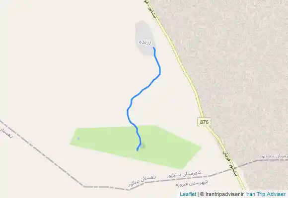 ترک جی پی اس تالاب یا برکه طبیعی سی سر روستای زرنده نیشابور Natural Lake Zarande (sisar)