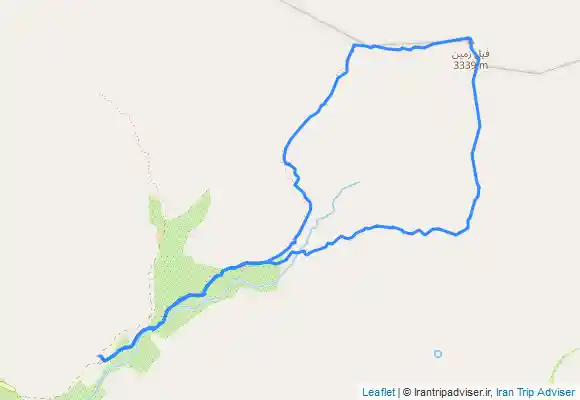 ترک جی پی اس Fil e zaفیل زمینmin peak from Lavāsān-e Bozorg