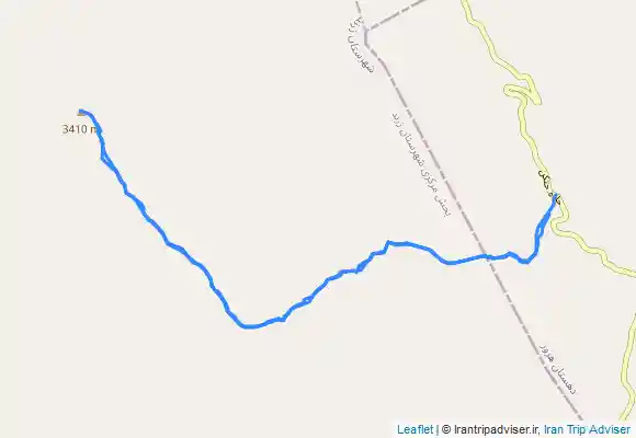 ترک جی پی اس صعود زمستانه قله مزار زرند کرمان