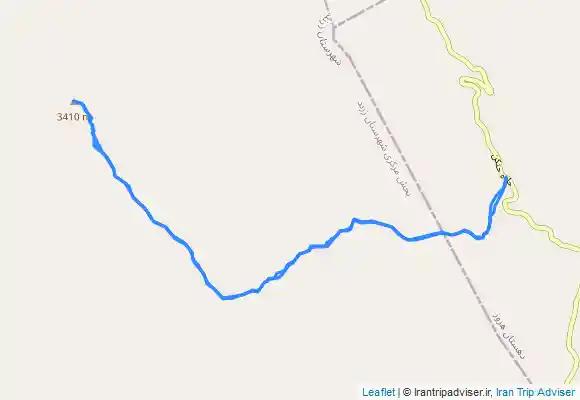 ترک جی پی اس قله مزار زرند کرمان