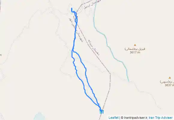 ترک جی پی اس از شابیل پناهگاه سبلان و بلعکس