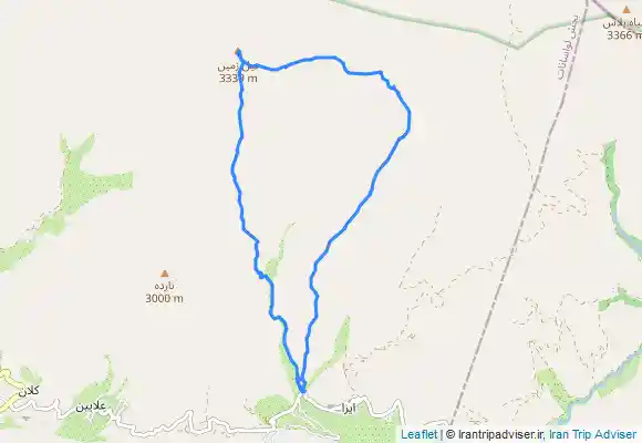 ترک جی پی اس Filzamin az Ira - قله فیل زمین از ایرا